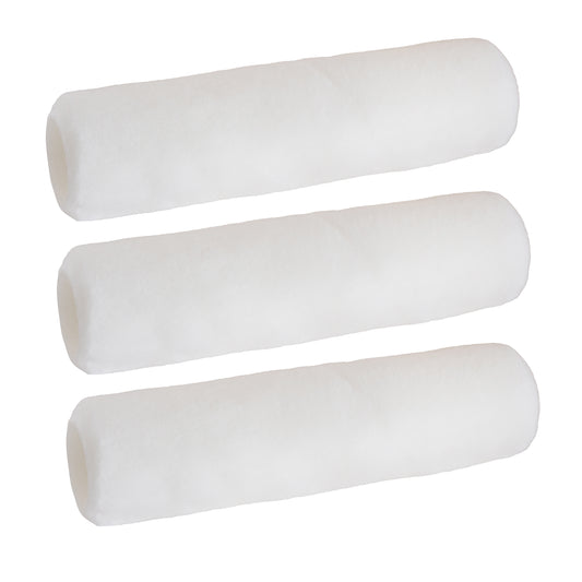 9 in. x 3/8 in. White Woven Shed Resistant Paint Roller Cover