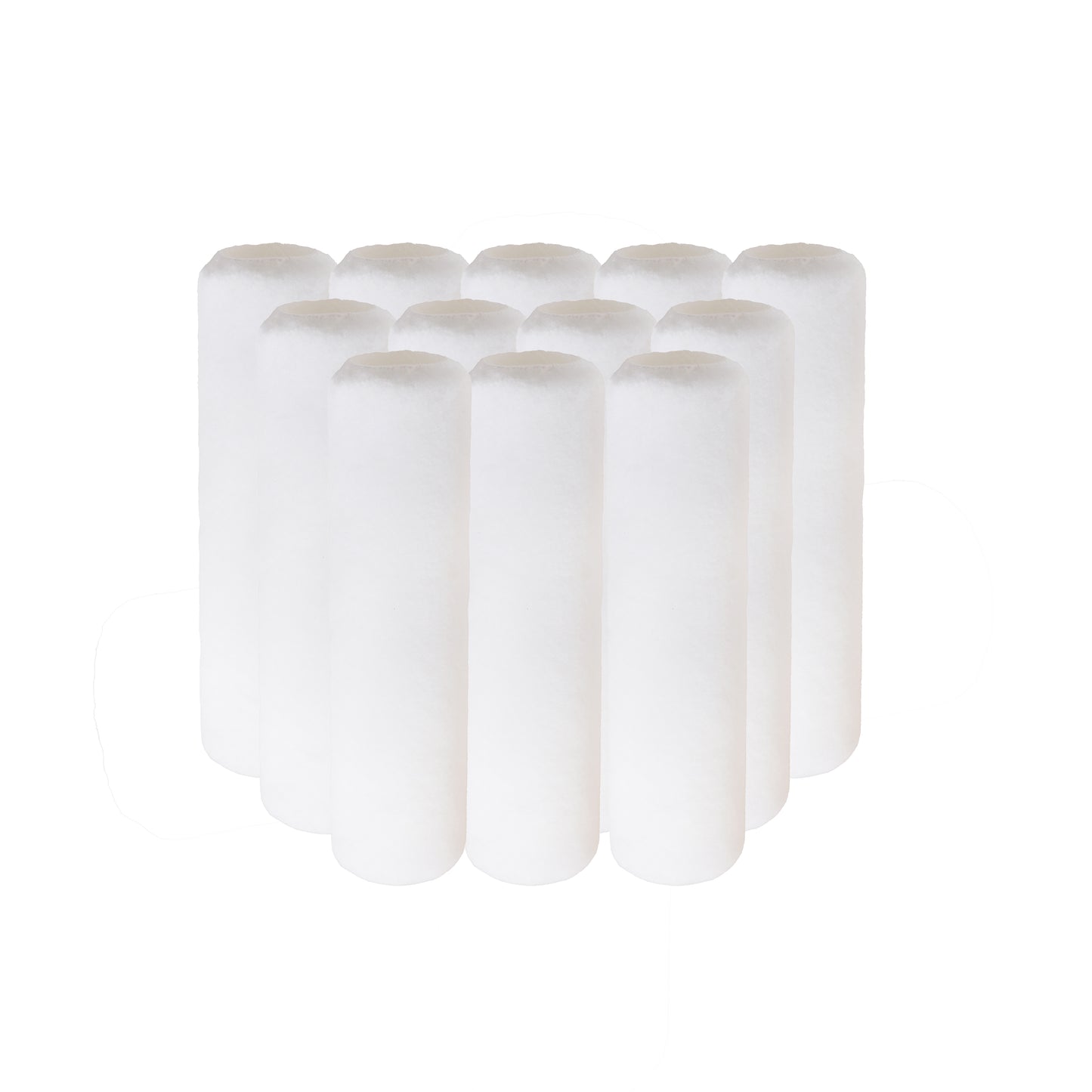 9 in. x 3/8 in. White Woven Shed Resistant Paint Roller Cover