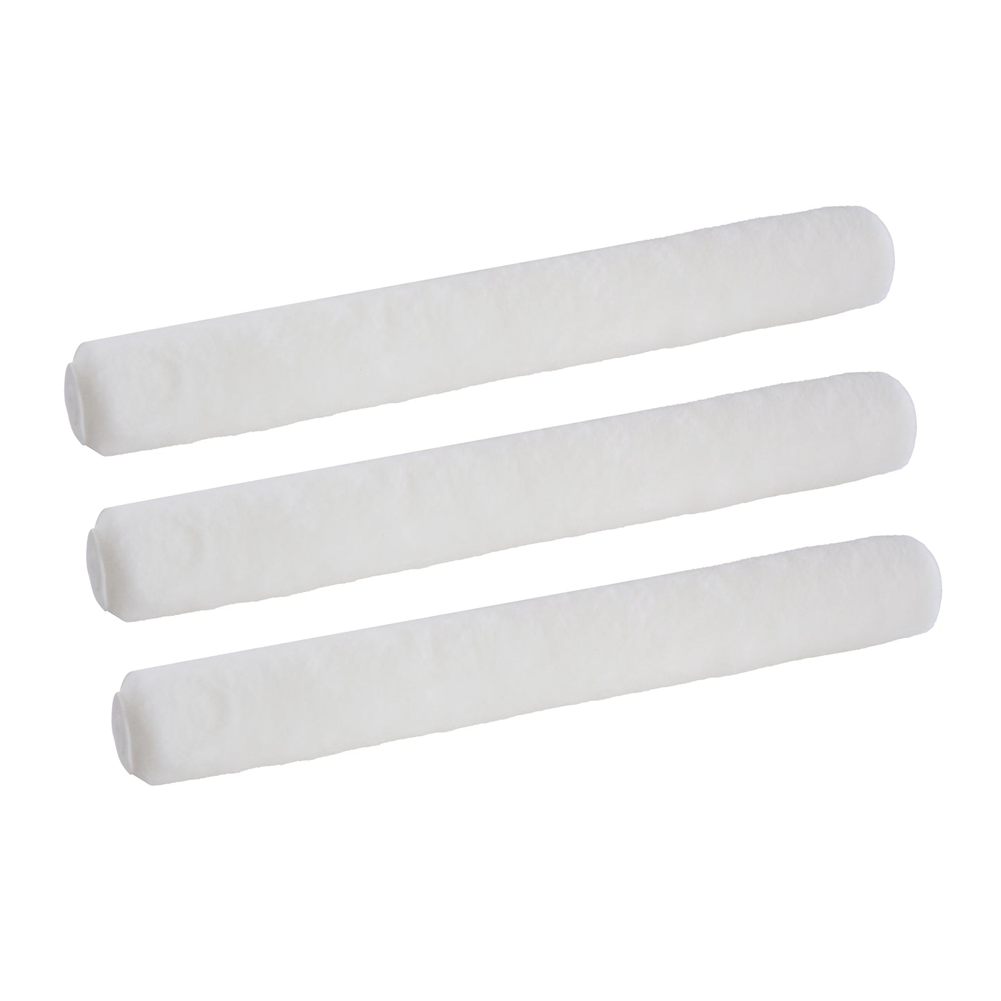 18 in. x 3/8 in. White Woven Shed Resistant Paint Roller Cover