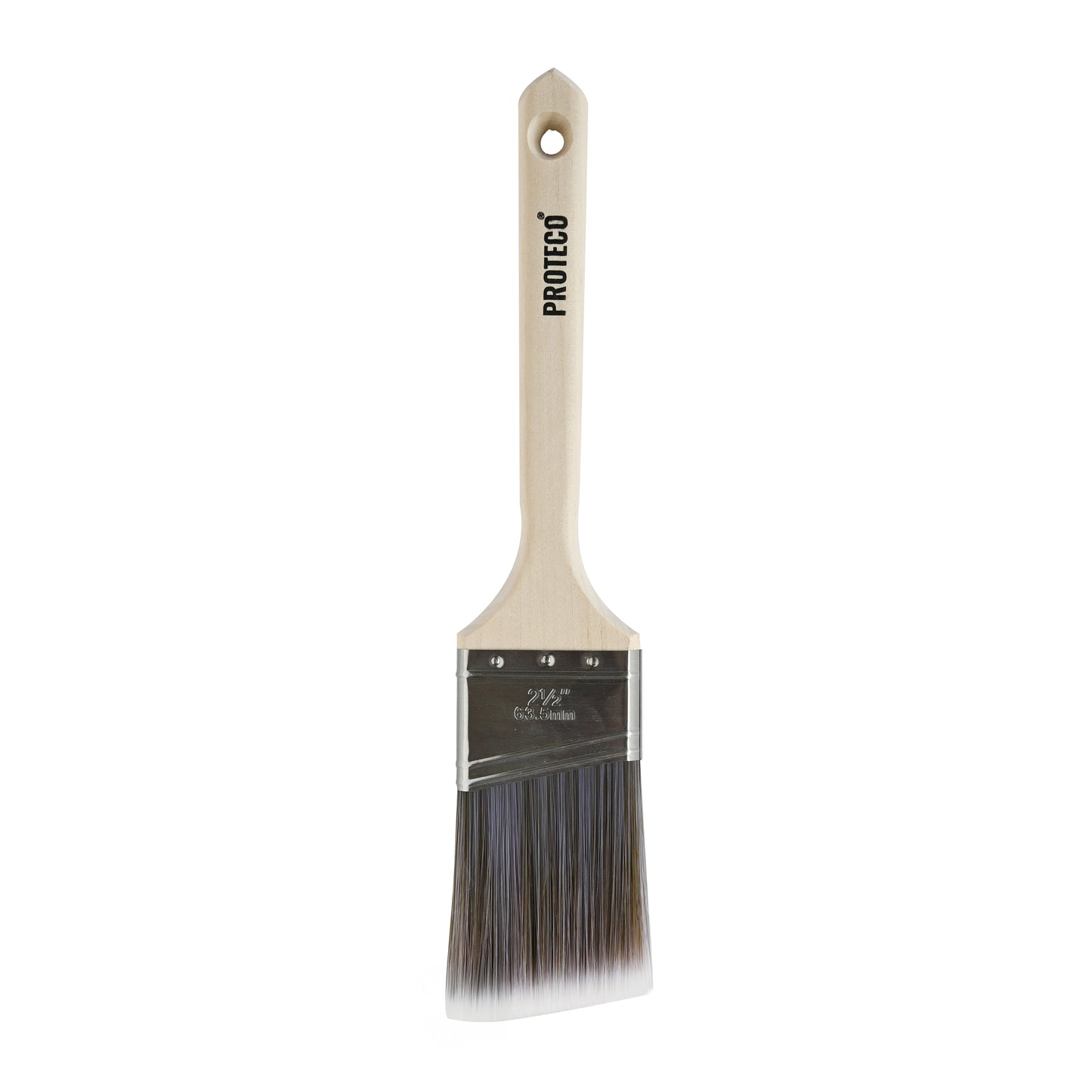 2-1/2 in. Angled Premium Polyester long-handled tapered filament Angle Sash Brush (1-Pack)