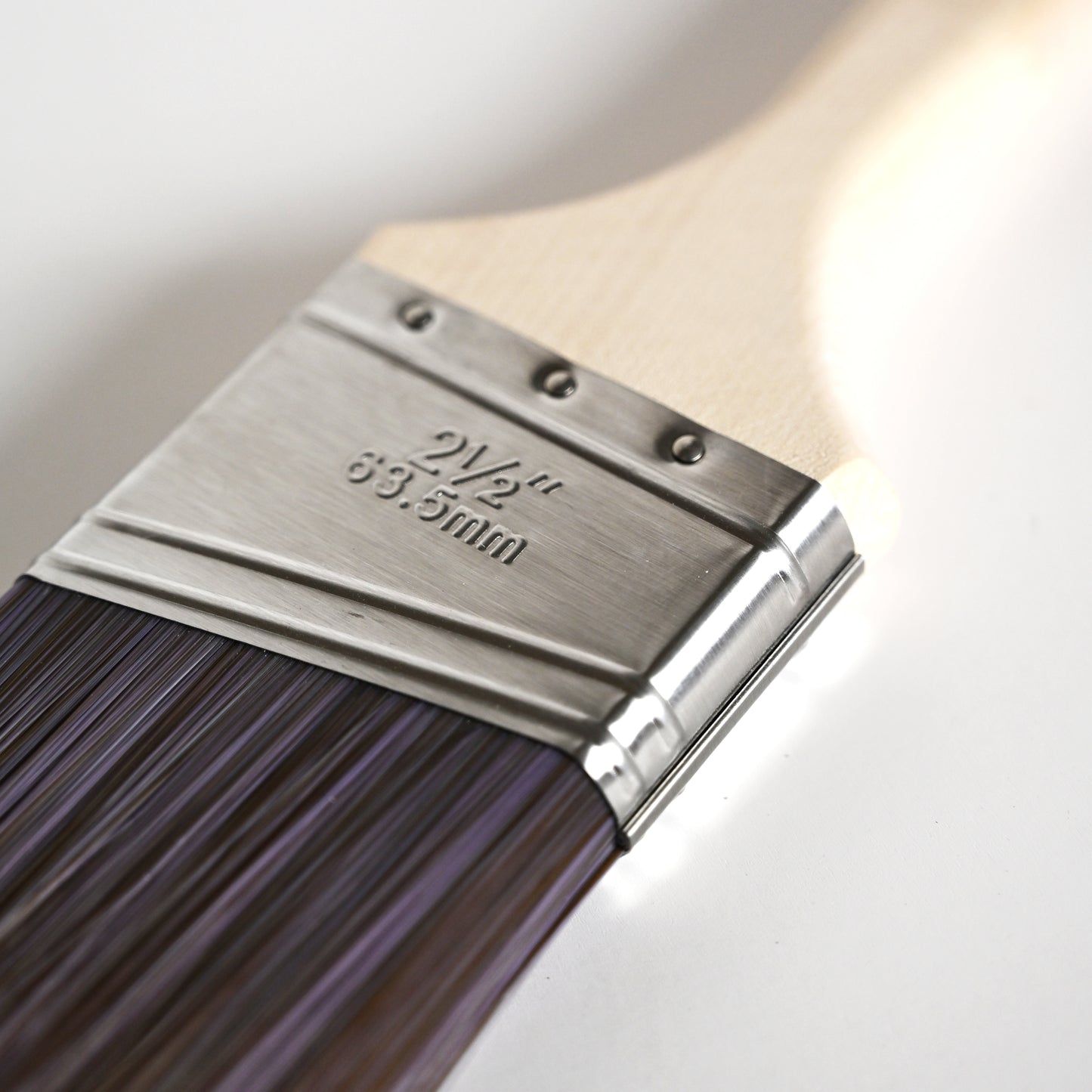 2-1/2 in. Angled Premium Polyester long-handled tapered filament Angle Sash Brush (1-Pack)