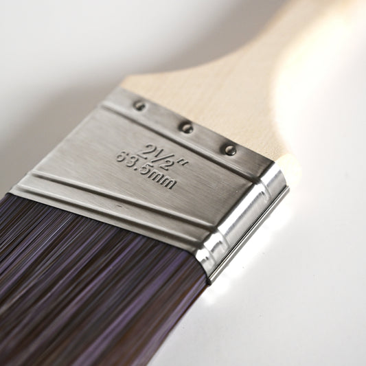 2-1/2 in. Angled Premium Polyester long-handled tapered filament Angle Sash Brush (1-Pack)