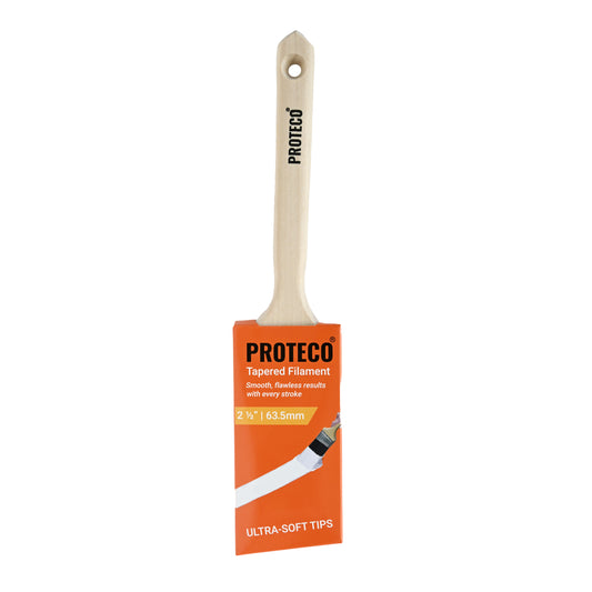 2-1/2 in. Angled Premium Polyester long-handled tapered filament Angle Sash Brush (1-Pack)