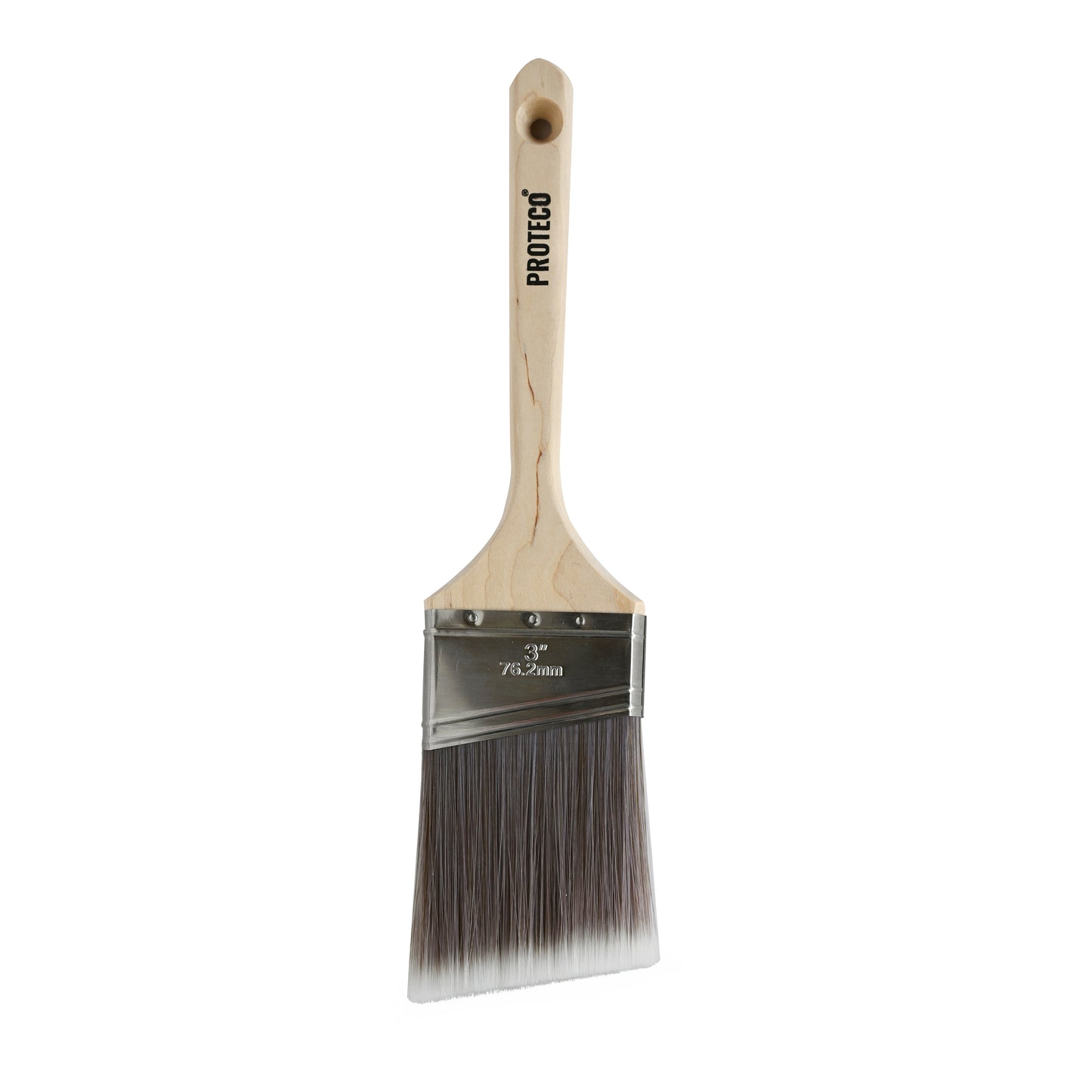 3 in. Angled Premium Polyester Long-handled Tapered filament Angle Sash Brush (1-Pack)