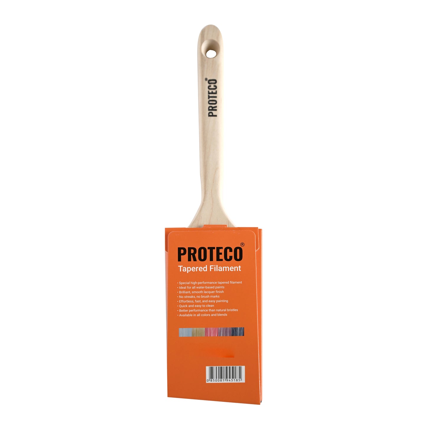 3 in. Angled Premium Polyester Long-handled Tapered filament Angle Sash Brush (1-Pack)