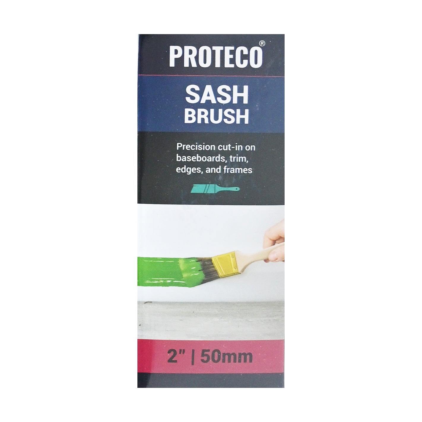 2 in. Premium Thin Angle Sash, 1", 1-1/2", 2", 2-1/2" Multisize Brush Pack (5-Pack)